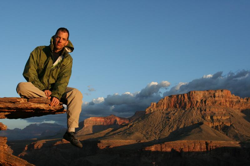 Jeff in Grand Canyon, photographed by Stéphane Birklé